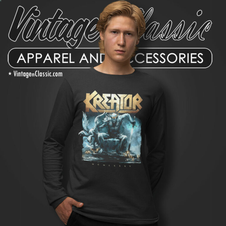 Kreator Shirt King Of The Hordes Long Sleeve Tee Kreator Shirt King Of The Hordes Long Sleeve Tee