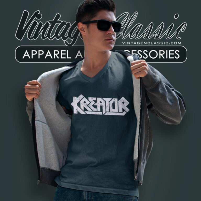 Kreator Shirt Satan Is Real V Neck TShirt Kreator Shirt Satan Is Real V Neck TShirt