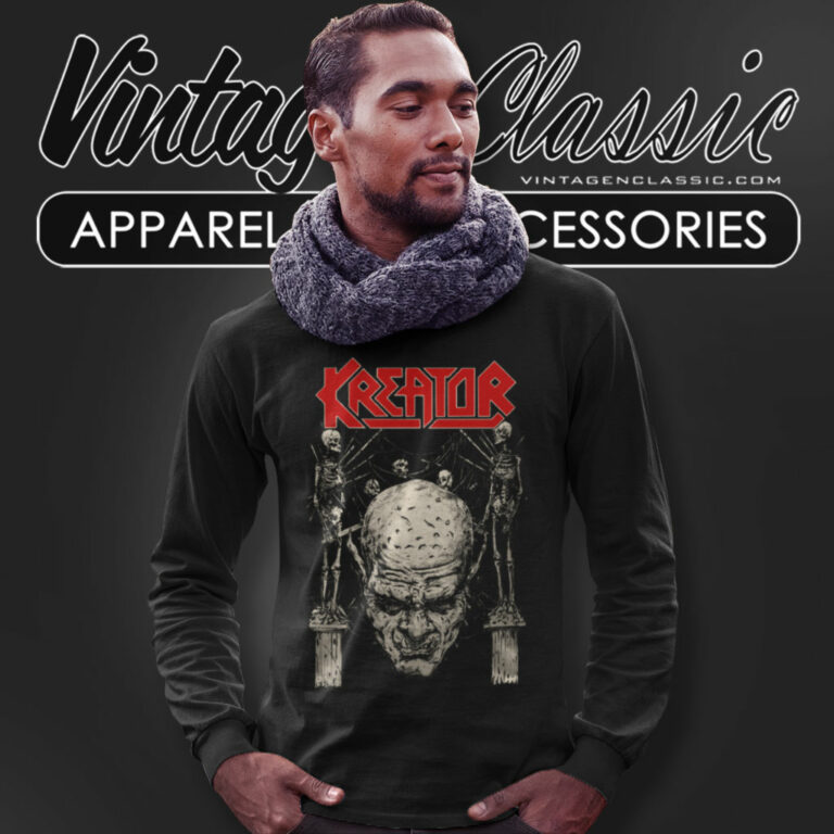 Kreator Shirt Skull N Skeletons Long Sleeve Tee Kreator Shirt Skull N Skeletons Long Sleeve Tee