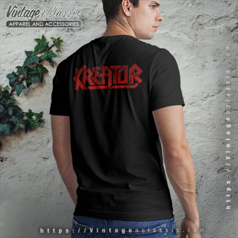 Kreator Warrior Skull Backside T Shirt Kreator Warrior Skull Backside T Shirt