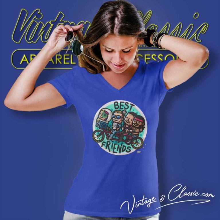 Kris Statlander Orange Cassidy And Best Friends Extra Terrestrial V Neck TShirt Kris Statlander Orange Cassidy And Best Friends Extra Terrestrial V Neck TShirt