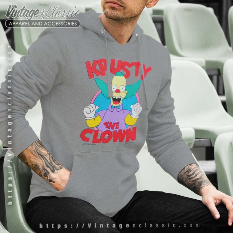 Krusty The Clown The Simpsons Hoodie Krusty The Clown The Simpsons Hoodie