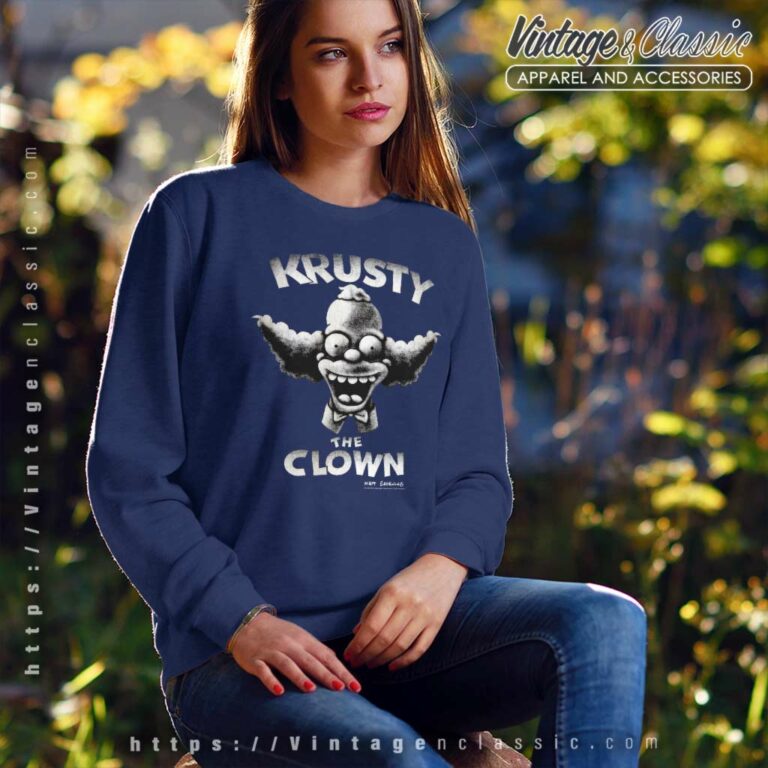Krusty The Clown The Simpsons Sweatshirt 1 Krusty The Clown The Simpsons Sweatshirt 1