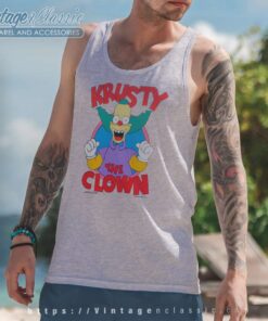 Krusty The Clown The Simpsons Tank Top Racerback