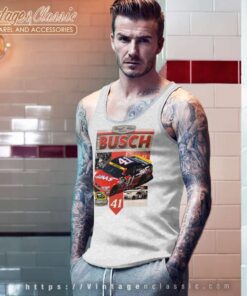 Kurt Busch Nascar Vintage Tank Top Racerback