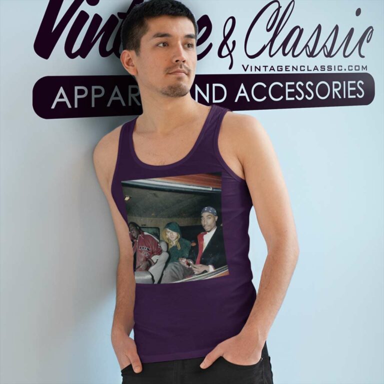 Kurt Cobain And Tupac Tank Top Racerback Kurt Cobain And Tupac Tank Top Racerback