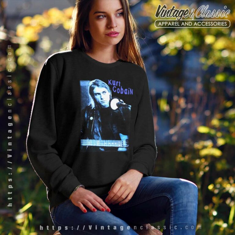 Kurt Cobain At Hilversum Studios Sweatshirt Kurt Cobain At Hilversum Studios Sweatshirt