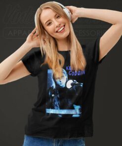 Kurt Cobain At Hilversum Studios Women TShirt