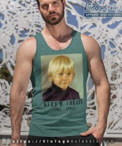 Kurt Cobain Child 1967 1994 Tank Top Racerback