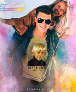 Kurt Cobain Child 1967 1994 V Neck TShirt
