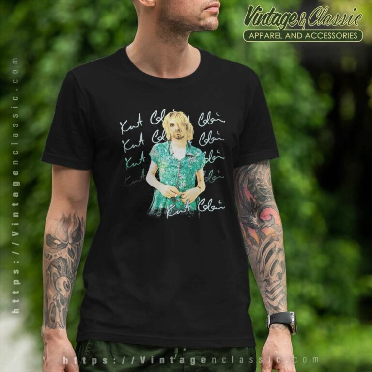 Kurt Cobain In A Dress T Shirt Kurt Cobain In A Dress T Shirt
