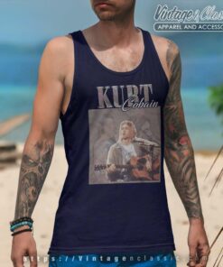 Kurt Cobain Live In Concert Tank Top Racerback