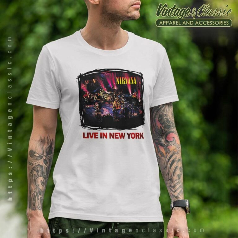 Kurt Cobain Live In New York T Shirt Kurt Cobain Live In New York T Shirt