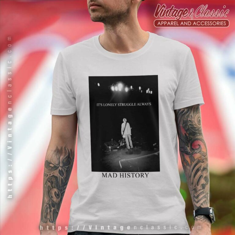 Kurt Cobain Mad History T Shirt Kurt Cobain Mad History T Shirt