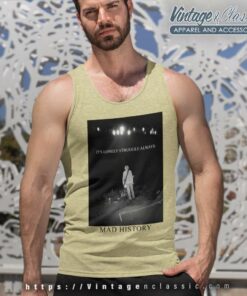 Kurt Cobain Mad History Tank Top Racerback