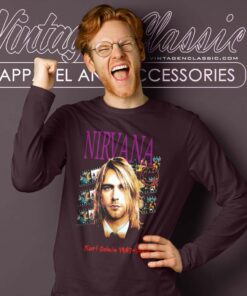 Kurt Cobain Memorial Shirt 5 Kurt Cobain Memorial Long Sleeve Tee