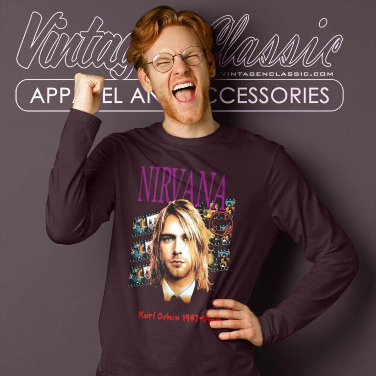 Kurt Cobain Memorial Long Sleeve Tee Kurt Cobain Memorial Long Sleeve Tee