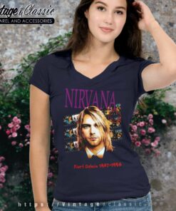 Kurt Cobain Memorial V Neck TShirt