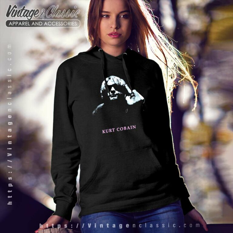 Kurt Cobain Middle Finger Hoodie Kurt Cobain Middle Finger Hoodie