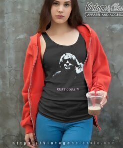 Kurt Cobain Middle Finger Tank Top Racerback
