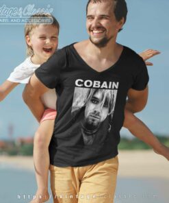 Kurt Cobain Nirvana V Neck TShirt