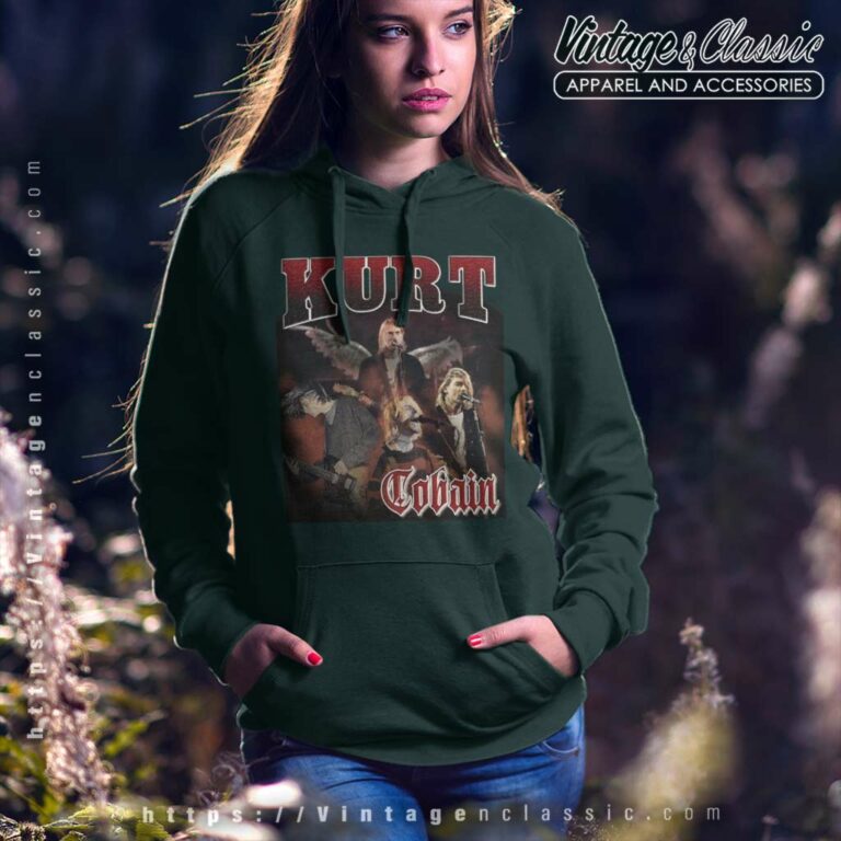 Kurt Cobain Playing Live Guitar Hoodie Kurt Cobain Playing Live Guitar Hoodie