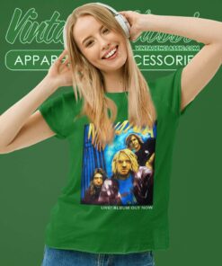 Kurt Cobain Shirt Live Album Out Now Women TShirt