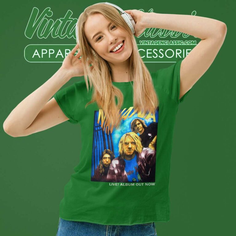Kurt Cobain Shirt Live Album Out Now Women TShirt Kurt Cobain Shirt Live Album Out Now Women TShirt