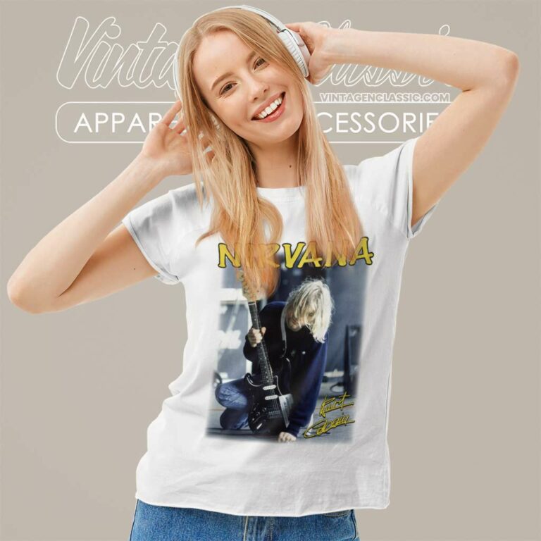 Kurt Cobain Shirt Playing Live Guitar Women TShirt Kurt Cobain Shirt Playing Live Guitar Women TShirt