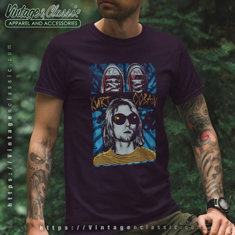 Kurt Cobain Sneakers T Shirt Kurt Cobain Sneakers T Shirt