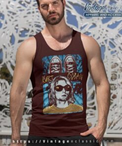 Kurt Cobain Sneakers Tank Top Racerback