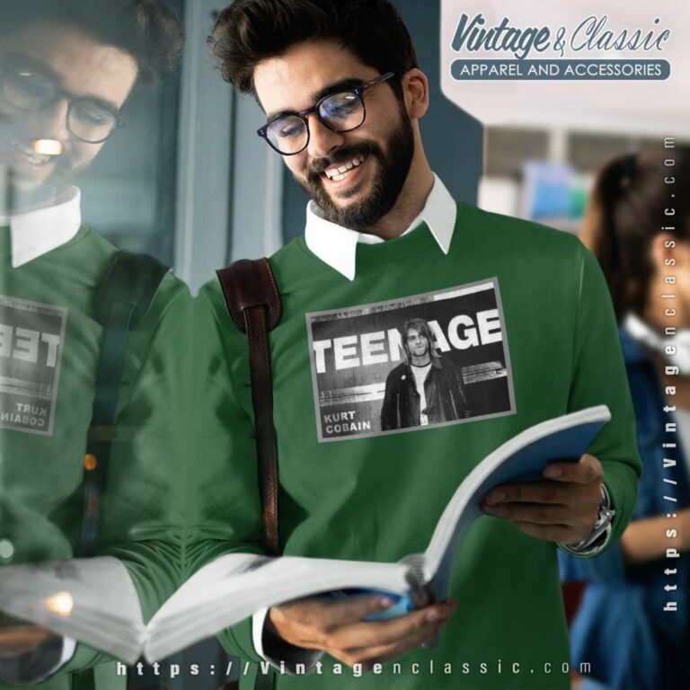 Kurt Cobain Teenage Sweatshirt Kurt Cobain Teenage Sweatshirt