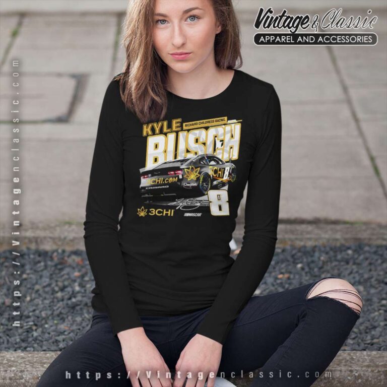 Kyle Busch 8 3chi Speed Signature Long Sleeve Tee Kyle Busch 8 3chi Speed Signature Long Sleeve Tee