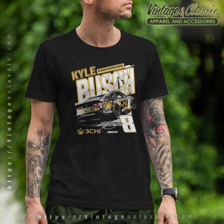 Kyle Busch 8 3chi Speed Signature T Shirt Kyle Busch 8 3chi Speed Signature T Shirt
