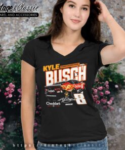 Kyle Busch Richard Childress 8 Cheddars V Neck TShirt