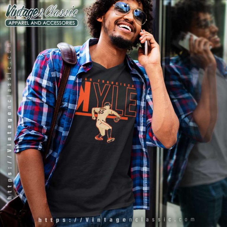 Kyle Harrison San Francisco Giants V Neck TShirt Kyle Harrison San Francisco Giants V Neck TShirt