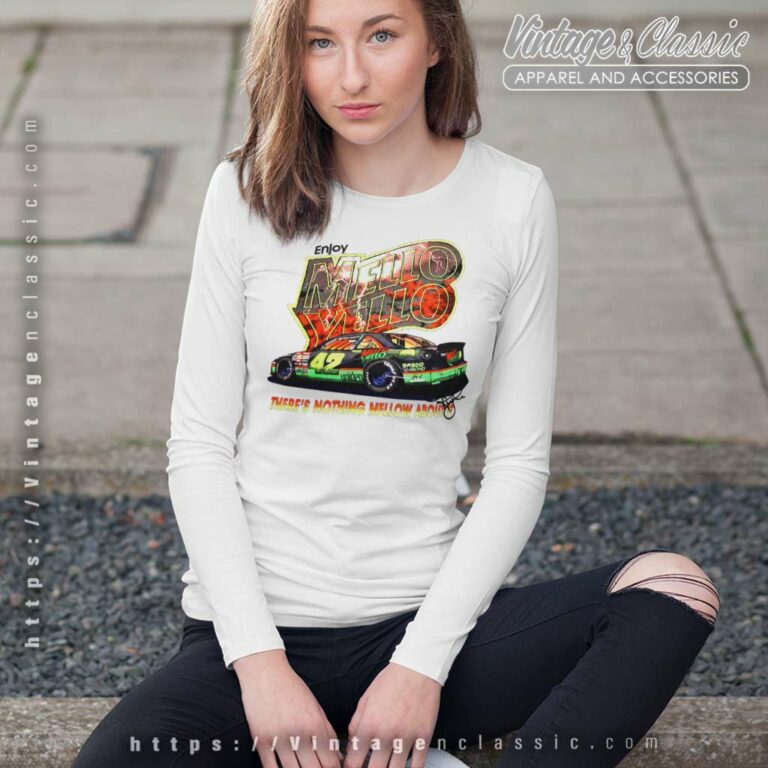 Kyle Petty Mellow Yellow Nascar Vintage Long Sleeve Tee 1 Kyle Petty Mellow Yellow Nascar Vintage Long Sleeve Tee 1