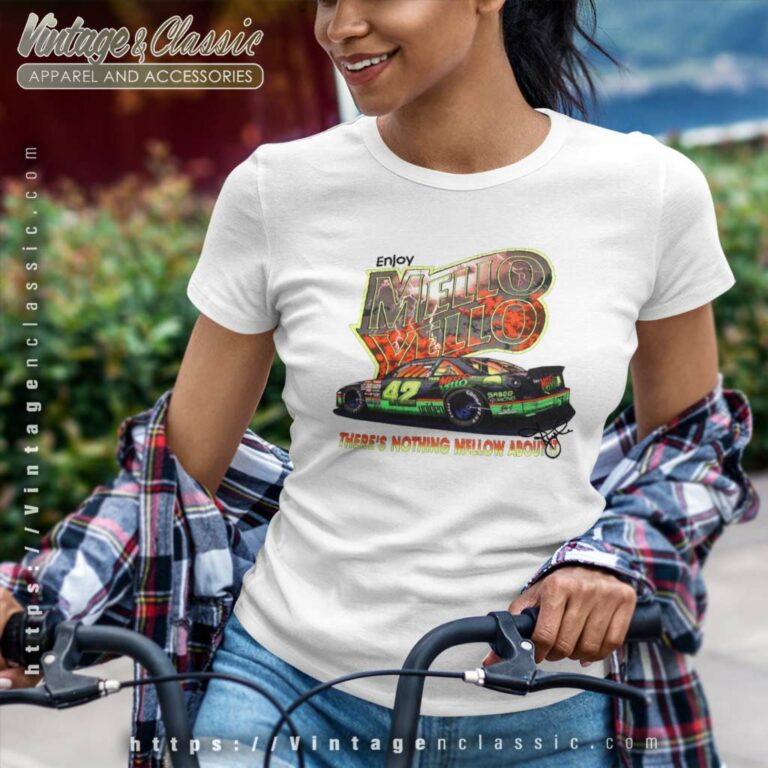 Kyle Petty Mellow Yellow Nascar Vintage Women TShirt 1 Kyle Petty Mellow Yellow Nascar Vintage Women TShirt 1