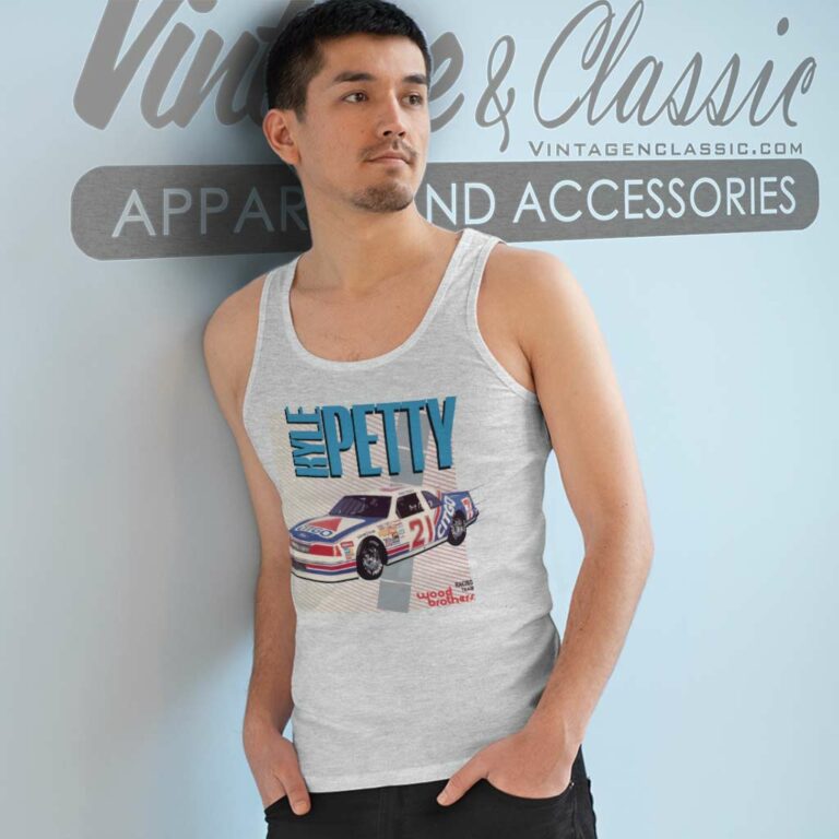 Kyle Petty Wood Brothers Racing Citgo Ford Nascar Tank Top Racerback Kyle Petty Wood Brothers Racing Citgo Ford Nascar Tank Top Racerback
