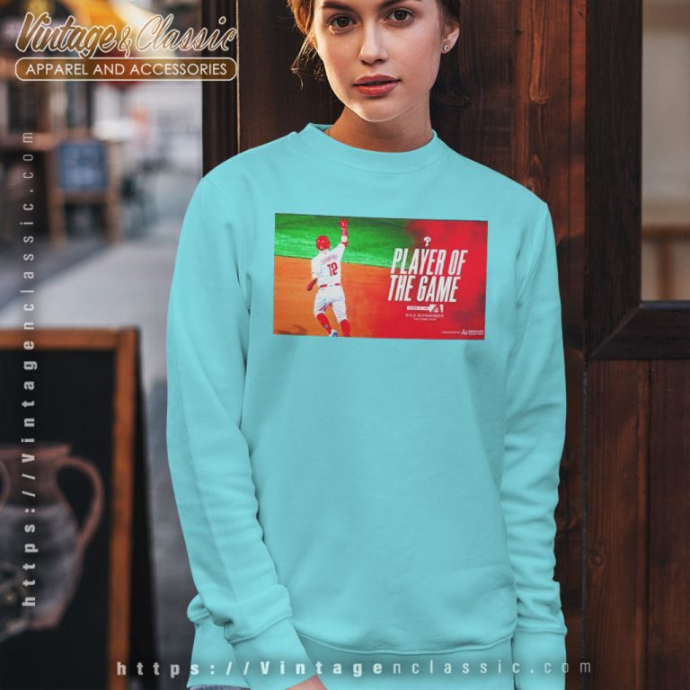 Kyle Schwarber Player Of The Game Philadelphia Phillies Sweatshirt Kyle Schwarber Player Of The Game Philadelphia Phillies Sweatshirt