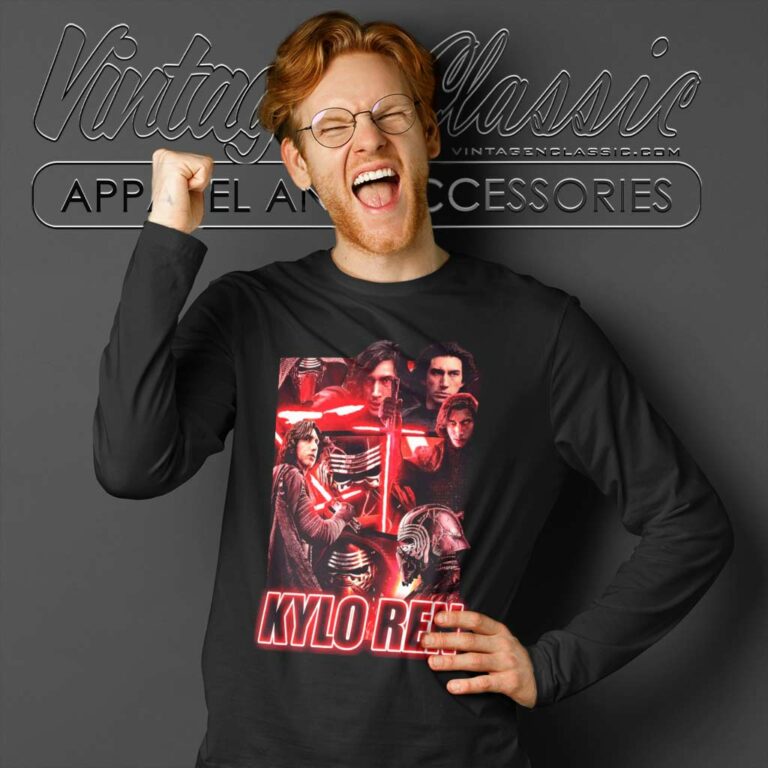Kylo Ren Star Wars Long Sleeve Tee Kylo Ren Star Wars Long Sleeve Tee