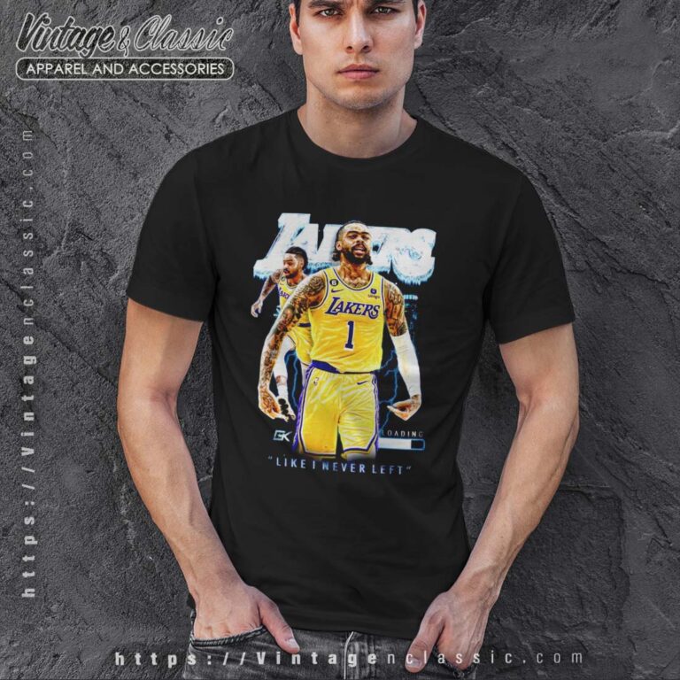 LA Lakers Like I Never Left DAngelo Russell Tshirt LA Lakers Like I Never Left DAngelo Russell Tshirt