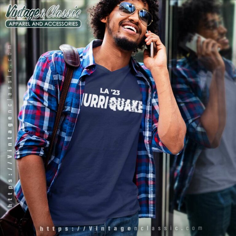 La 23 Hurriquake Shirt Earthquake V Neck TShirt La 23 Hurriquake Shirt Earthquake V Neck TShirt