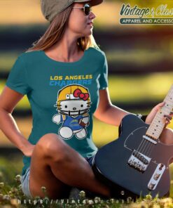 La Chargers Hello Kitty Shirt Women T shirt