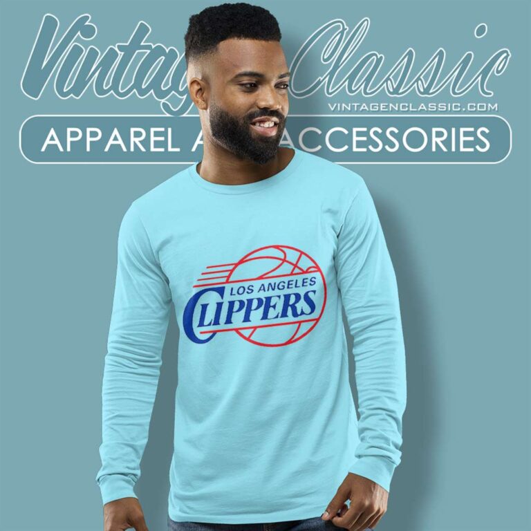 La Clippers Nba Team Logo Long Sleeve Tee La Clippers Nba Team Logo Long Sleeve Tee