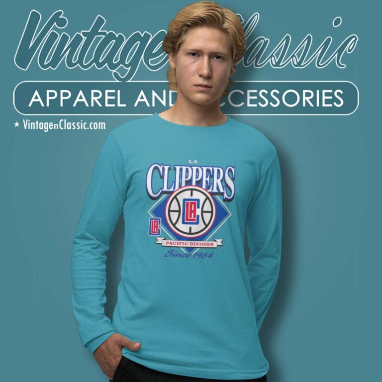 La Clippers Since 1984 Retro Diamond Long Sleeve Tee La Clippers Since 1984 Retro Diamond Long Sleeve Tee