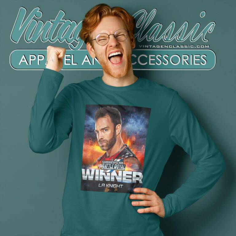 La Knight Winner Summerslam Long Sleeve Tee La Knight Winner Summerslam Long Sleeve Tee