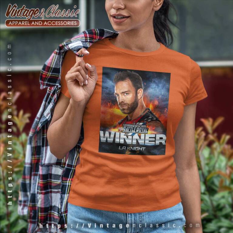 La Knight Winner Summerslam Women TShirt La Knight Winner Summerslam Women TShirt