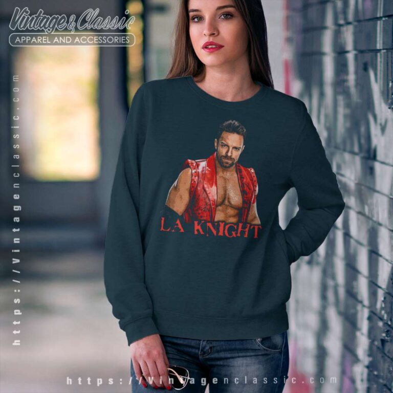 La Knight Yeah Pro Wrestling Superstar Sweatshirt La Knight Yeah Pro Wrestling Superstar Sweatshirt
