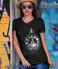 Lacrimosa Schattenspiel Album Cover V Neck TShirt